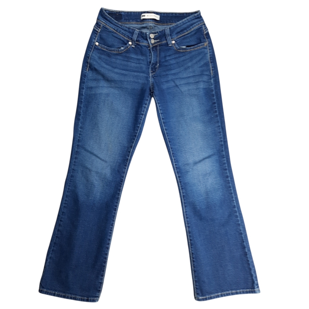 Levi"s 529 Curvy Boot Cut Low Rise Blue Jeans SZ 8M